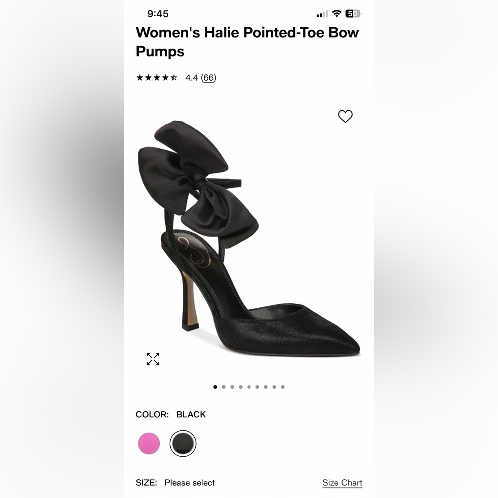 Sam Edelman black pointed toe shoes